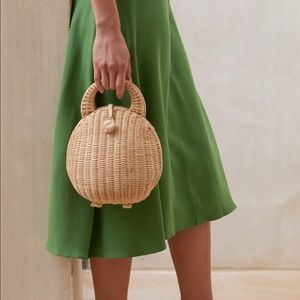 Cult Gaia Millie Ratan Bag